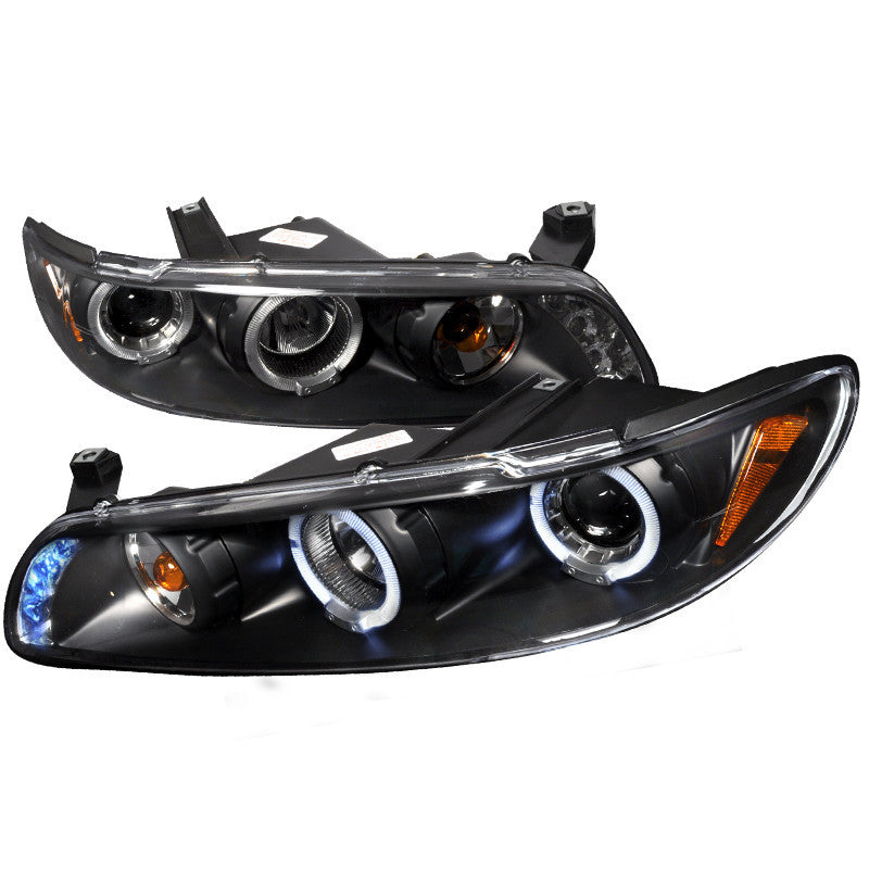 97-03 PONTIAC GRAND PRIX HEADLIGHT HALO LED PROJECTOR BLACK