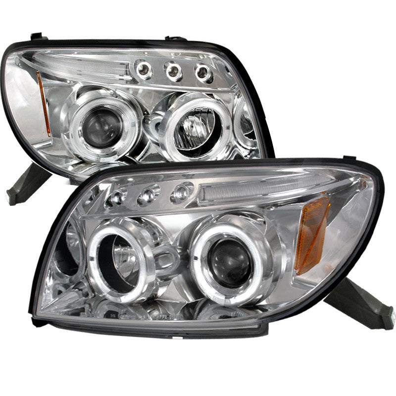 03-05 TOYOTA 4RUNNER HEADLIGHT HALO LED PROJECTOR CHROME