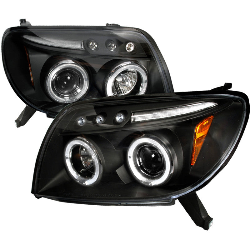 03-05 TOYOTA 4RUNNER HEADLIGHT HALO LED PROJECTOR BLACK