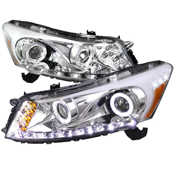 08-UP HONDA ACCORD HEADLIGHT PROJECTOR HEADLIGHT CHROME