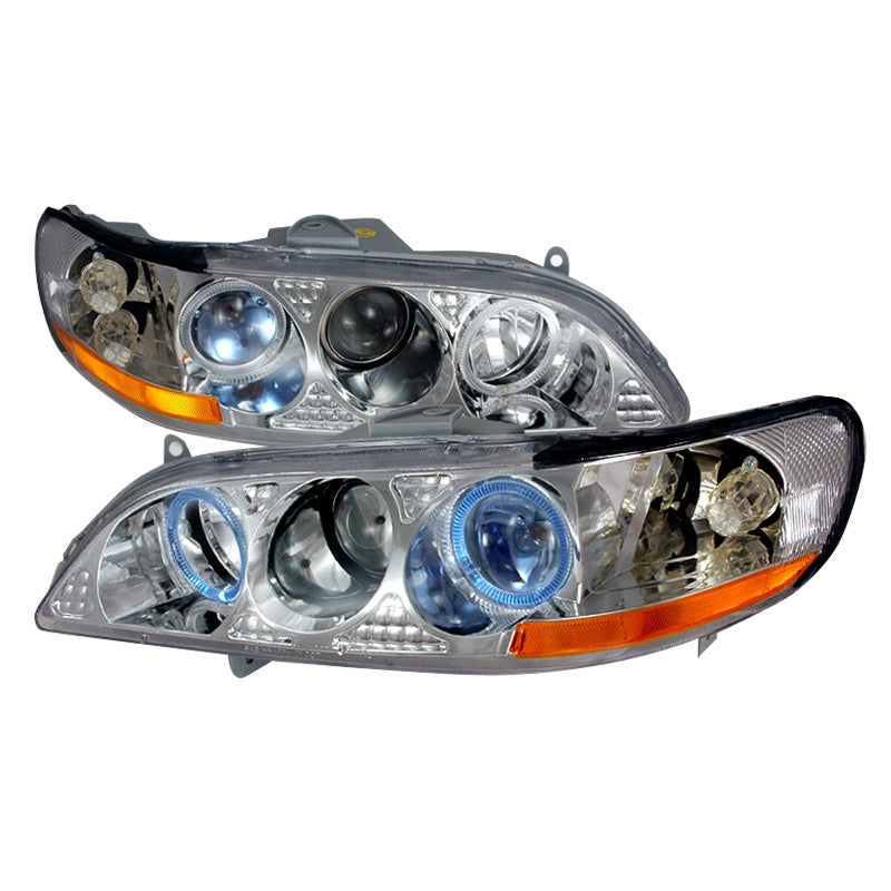 1998-2002 HONDA ACCORD HEADLIGHT HALO PROJECTOR HEADLIGHTS CHROME