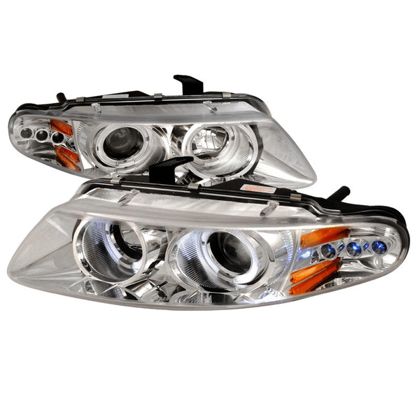 97-00 DODGE AVENGER HEADLIGHT HALO LED PROJECTOR CHROME