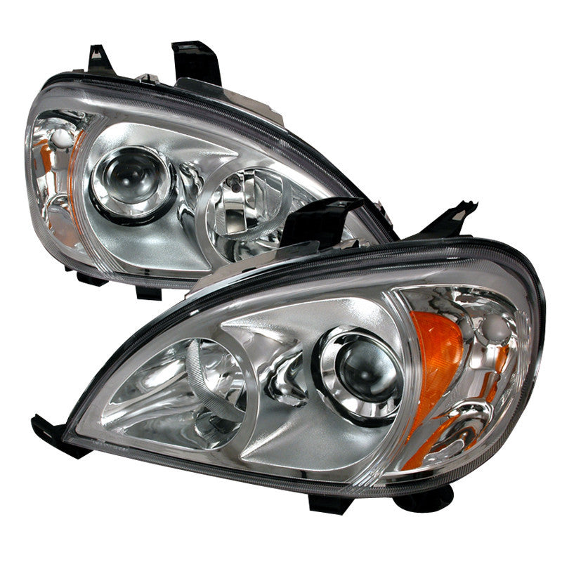 98-01 MERCEDES W163 HEADLIGHT ML PROJECTOR HEADLIGHTS CHROME