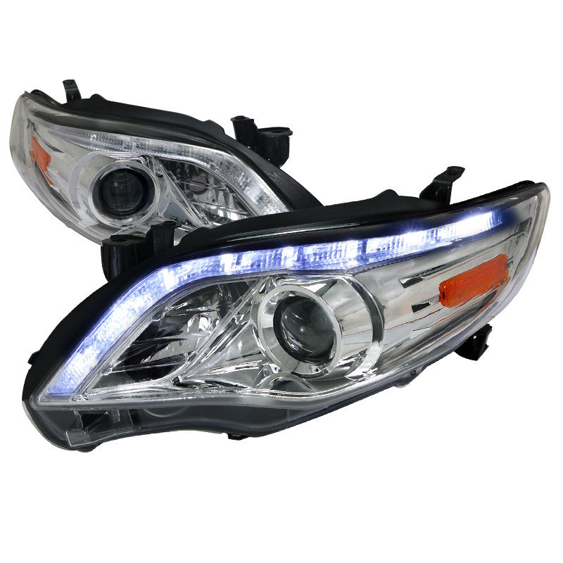 11-UP TOYOTA COROLLA HEADLIGHT PROJECTOR HEADLIGHT CHROME HOUSING