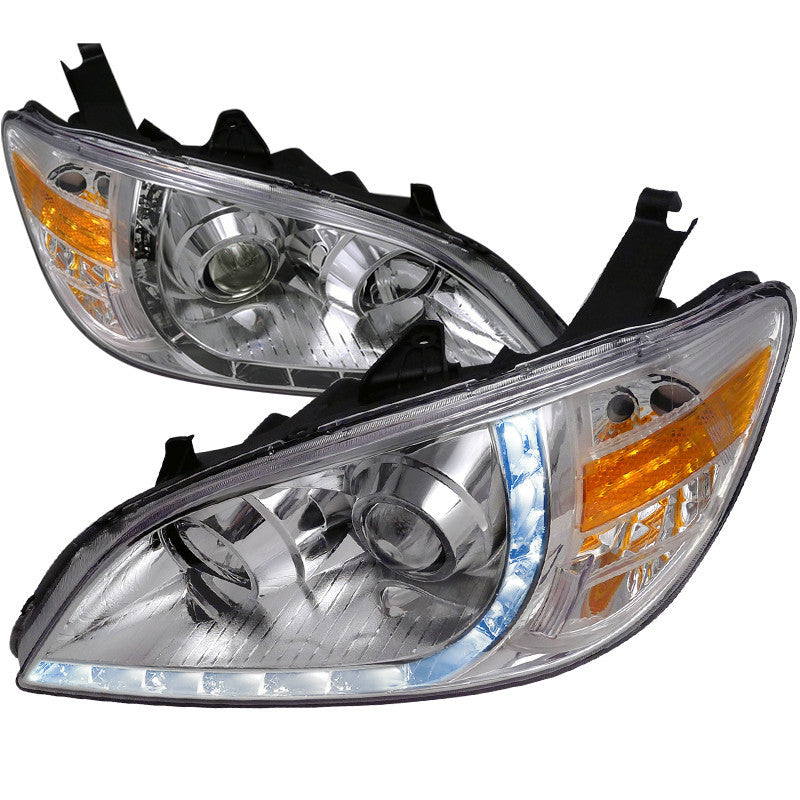 04-05 HONDA CIVIC HEADLIGHT R8 STYLE PROJECTOR HEADLIGHT CHROME