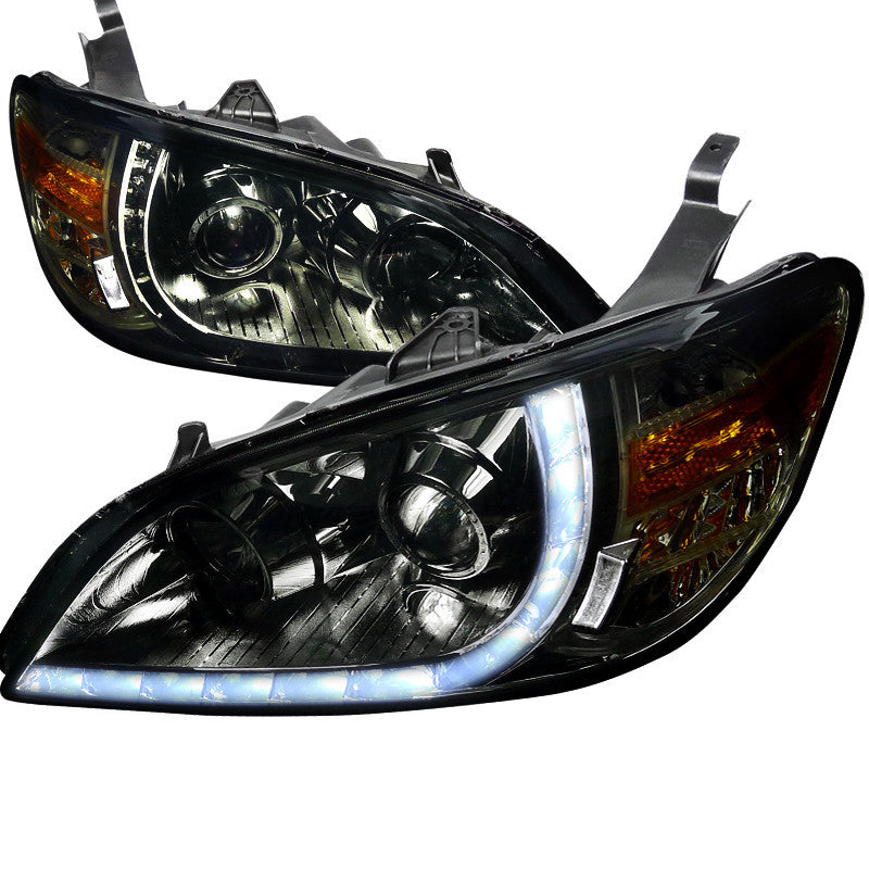 04-05 HONDA CIVIC HEADLIGHT R8 STYLE PROJECTOR HEADLIGHT SMOKE