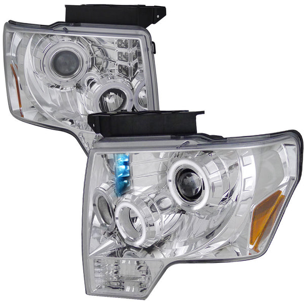 09-11 FORD F150 HEADLIGHT 09-11 FORD F150 DUAL HALO LED PRO H.L