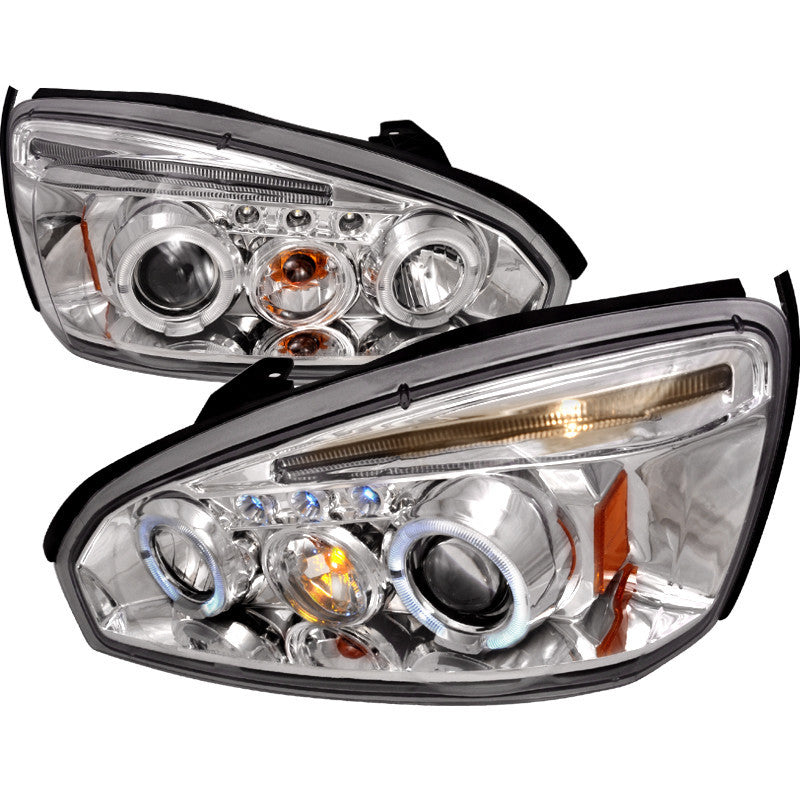 04-08 CHEVY MALIBU HEADLIGHT HALO LED PROJECTOR CHROME