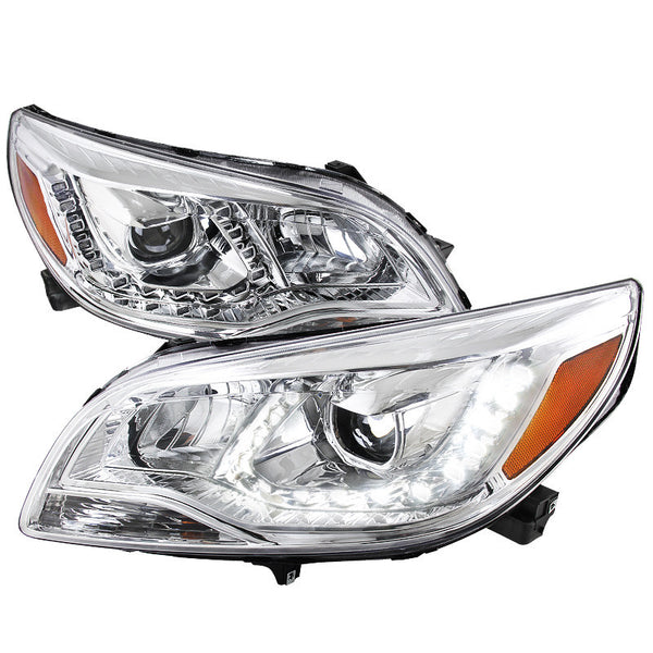 11-UP CHEVY MALIBU HEADLIGHT PROJECTOR HEADLIGHT CHROME HOUSING