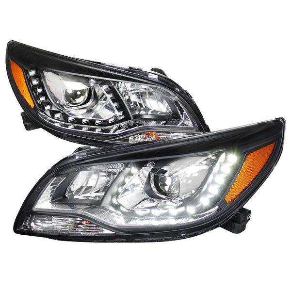 11-UP CHEVY MALIBU HEADLIGHT PROJECTOR HEADLIGHT BLACK HOUSING