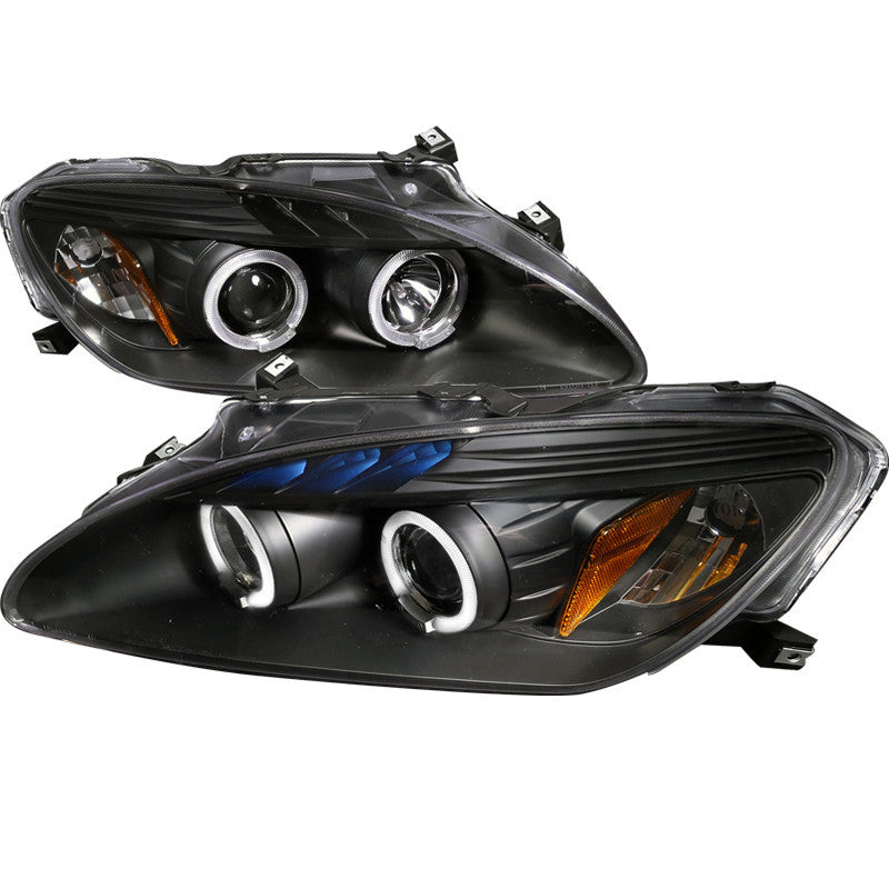 04-09 HONDA S2000 HEADLIGHT BLACK HOUSING PROJECTOR HEADLIGHTS, OE HID COMPATIBLE