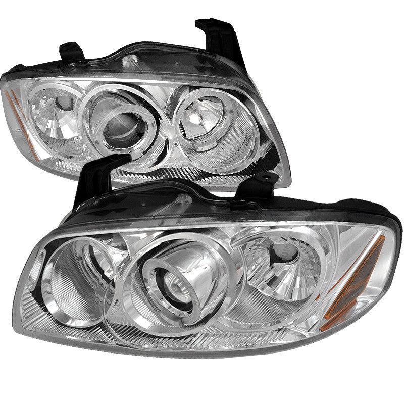 04-06 NISSAN SENTRA HEADLIGHT HALO PROJECTOR CHROME
