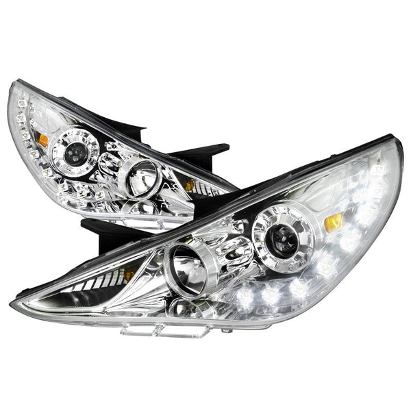 11-UP HYUNDAI SONATA HEADLIGHT PROJECTOR HEADLIGHT CHROME HOUSING