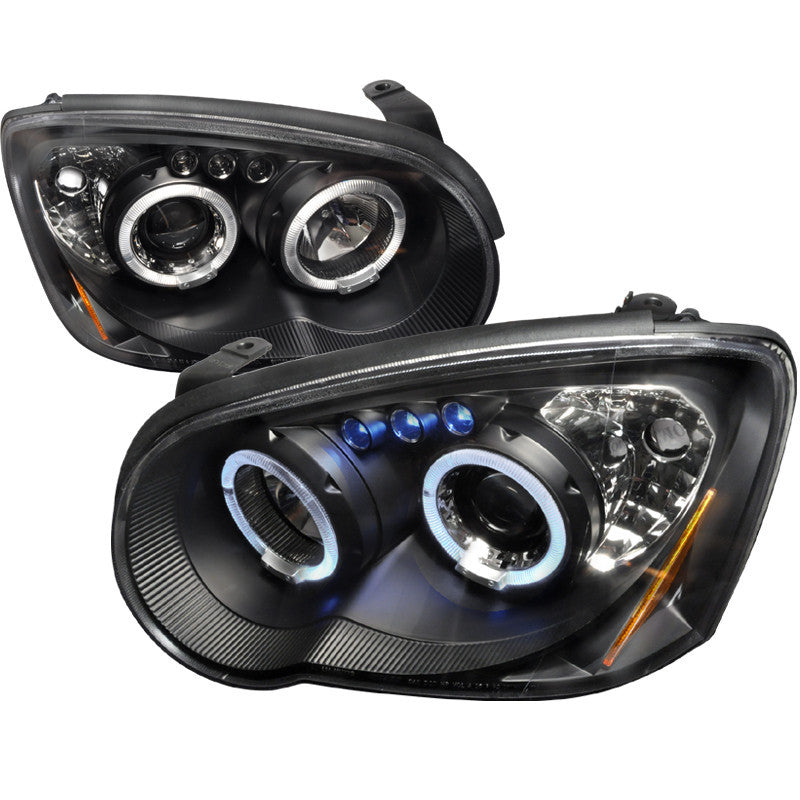 04-05 SUBARU IMPREZA HEADLIGHT HALO LED PROJECTOR BLACK