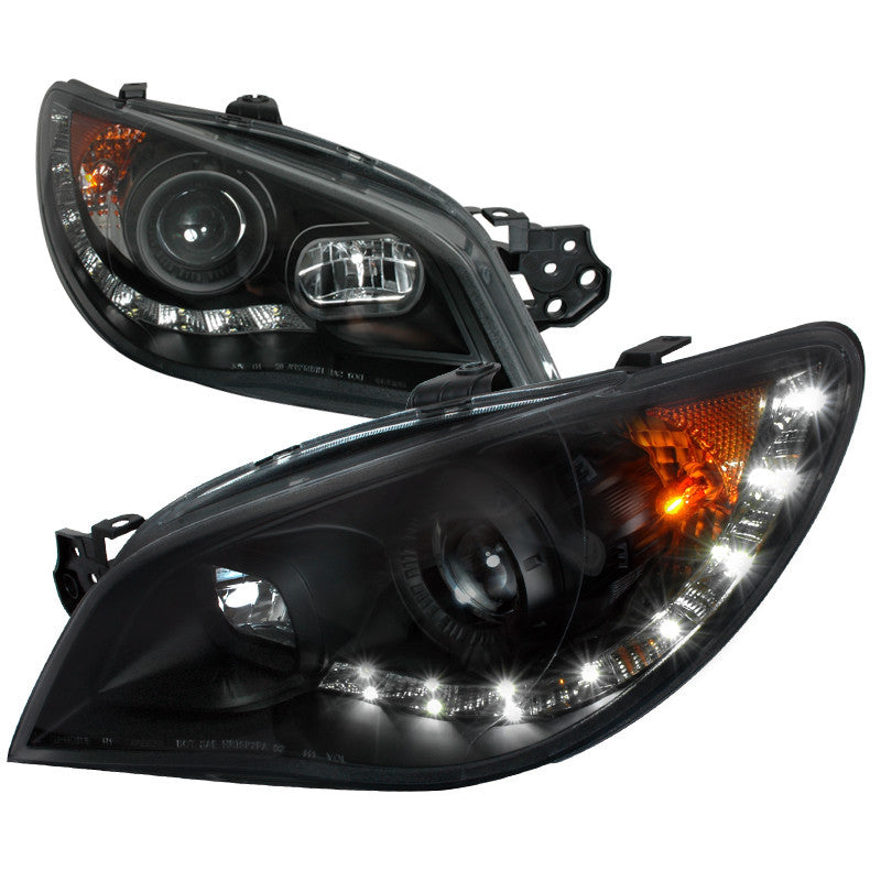 06-07 SUBARU IMPREZA HEADLIGHT BLACK PROJECTOR HEADLIGHT