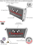 1978 PONTIAC FIREBIRD 3.8 L RADIATOR MC477
