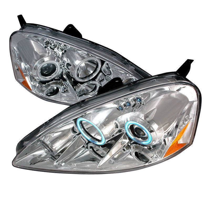 05-06 ACURA RSX HEADLIGHT CCFL HALO PROJECTOR HEADLIGHTS CHROME