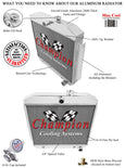 1956 CHEVROLET ONE-FIFTY SERIES 3.8 L RADIATOR MC5057