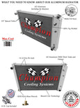 1980 CHEVROLET C20 5.7 L RADIATOR MC716