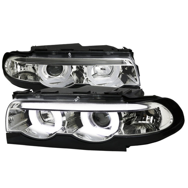 95-01 BMW E87 HEADLIGHT HALO PROJECTOR HEADLIGHT - CHROME