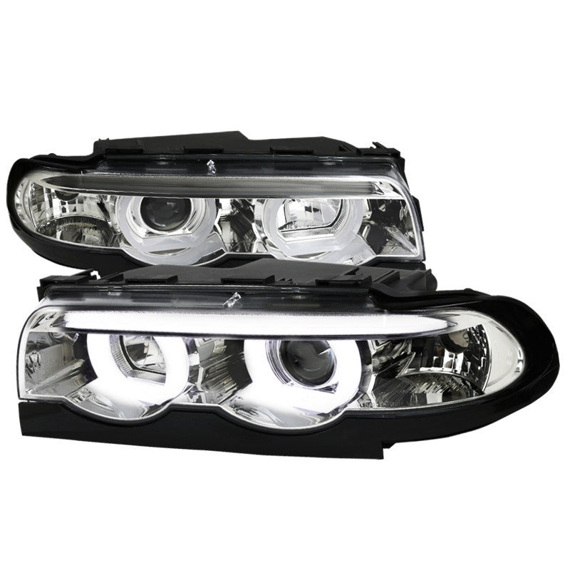 95-01 BMW E87 HEADLIGHT HALO PROJECTOR HEADLIGHT - CHROME