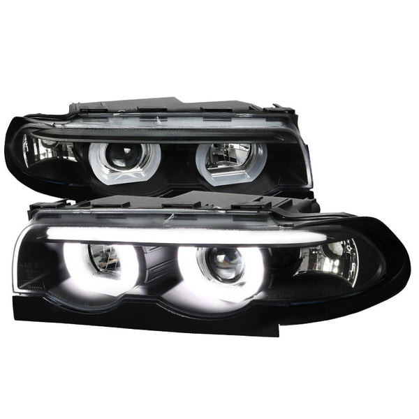 95-01 BMW E87 HEADLIGHT HALO PROJECTOR HEADLIGHT - BLACK