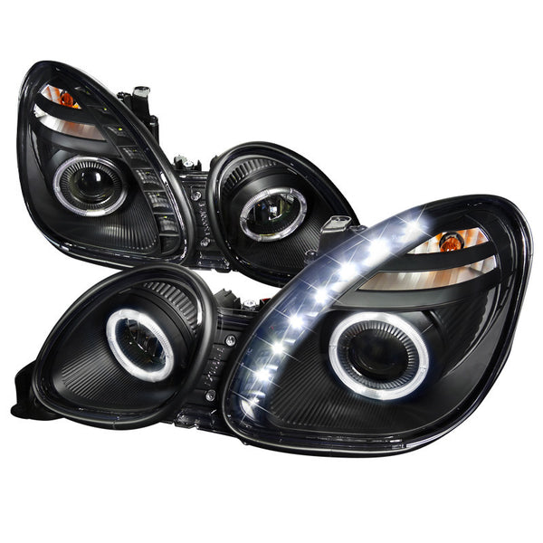 98-05 LEXUS GS300 HEADLIGHT HALO PROJECTOR HEADLIGHT BLACK HOUSING - NOT COMPATIBLE WITH FACTORY XENON