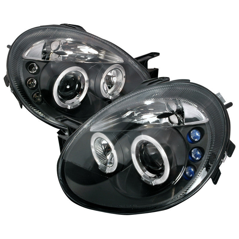 03-05 DODGE NEON HEADLIGHT HALO LED PROJECTOR BLACK