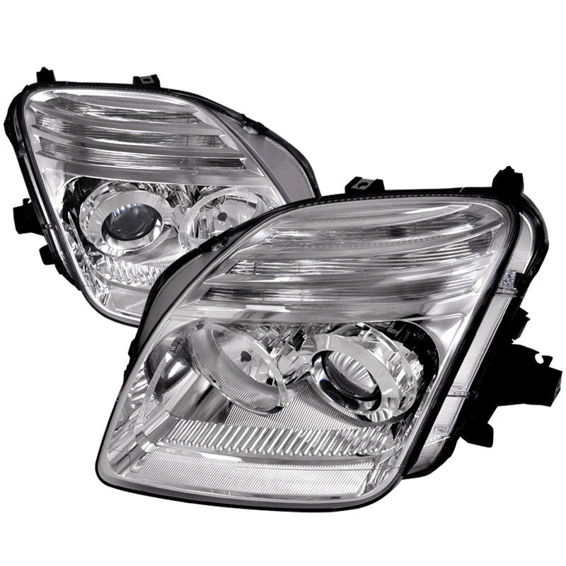97-01 HONDA PRELUDE HEADLIGHT PROJECTOR HEADLGHTS CHROME
