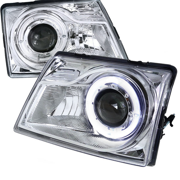 98-00 FORD RANGER HEADLIGHT HALO PROJECTOR CHROME HOUSING