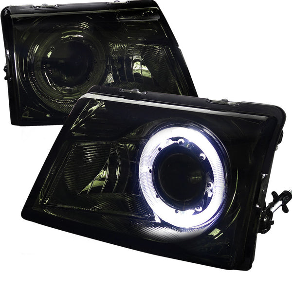 98-00 FORD RANGER HEADLIGHT HALO PROJECTOR SMOKE LENS