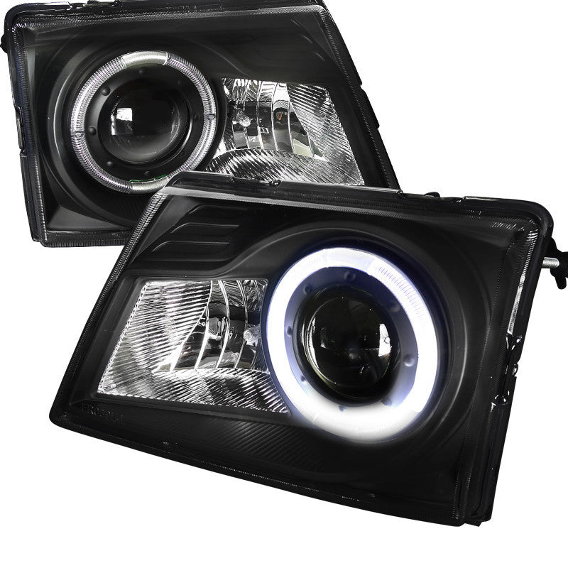 98-00 FORD RANGER HEADLIGHT HALO PROJECTOR BLACK HOUSING