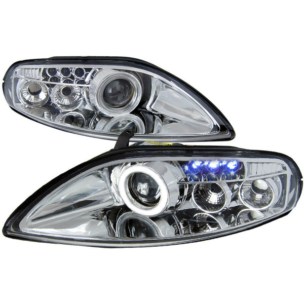 92-99 LEXUS SC300 HEADLIGHT PROJECTOR HEADLIGHT CHROME HOUSING WITH DAYLIGHT RING KIT