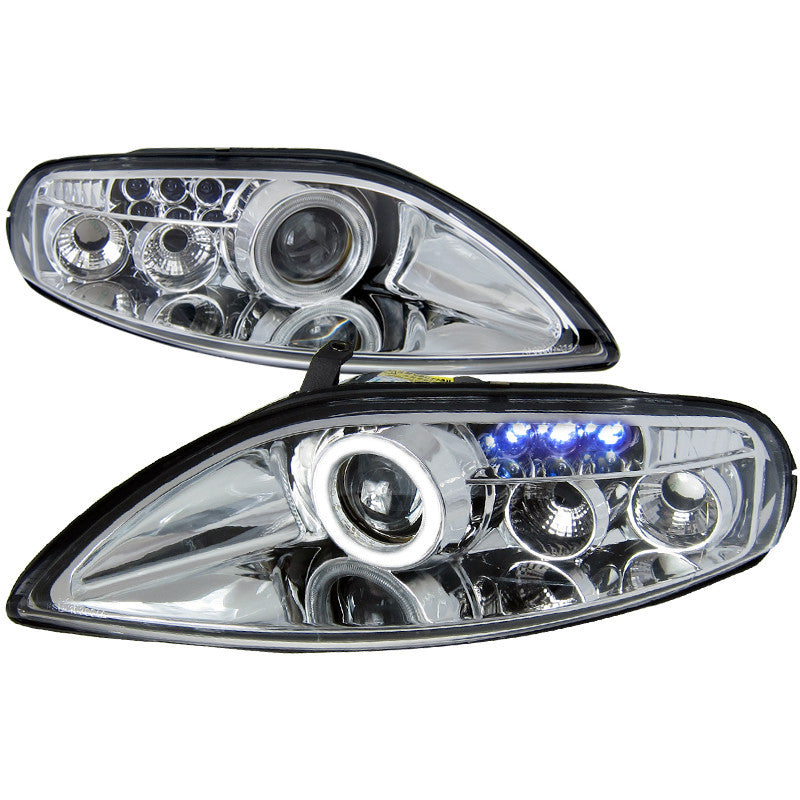 92-99 LEXUS SC300 HEADLIGHT PROJECTOR HEADLIGHT CHROME HOUSING WITH DAYLIGHT RING KIT